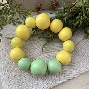 Handcrafted polymer clay stretch bracelet